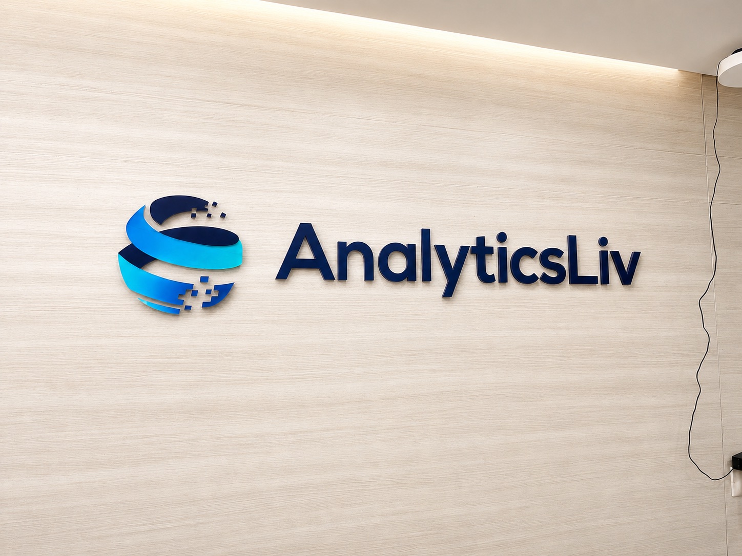 AnalyticsLiv — Solid Acrylic Letters by Aadlabs