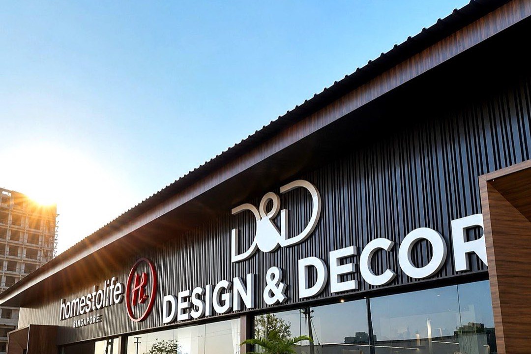 D&D Design & Decor ACP Sign Board by Aadlabs