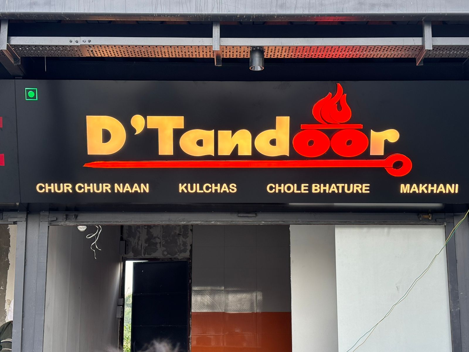 D'Tandoor — 2D Sign Board by Aadlabs