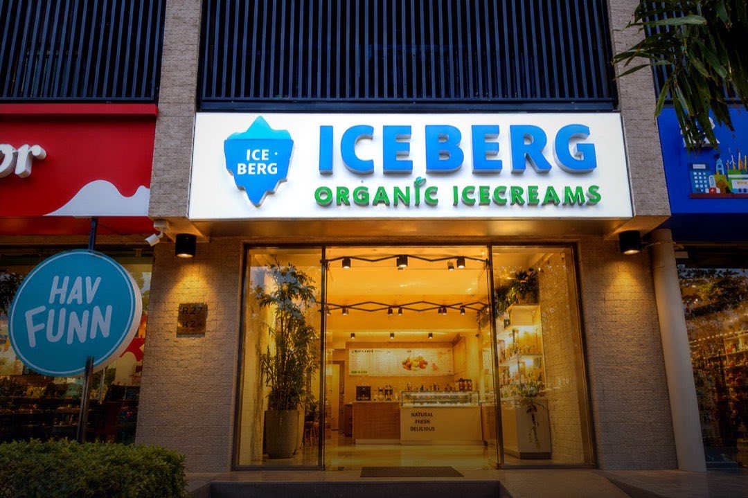Iceberg 3D Sign Board by Aadlabs